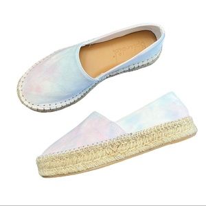 NEW Spendid Pastel Tie-Dye Espadrille size 9